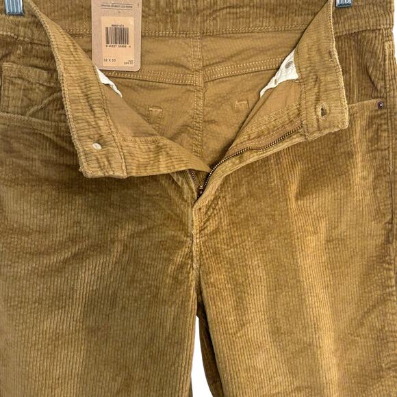 Levis 721 High Rise Skinny Jeans Pants Corduroy in Iced Coffee Woman's 32x30 NWT - Picture 2 of 7